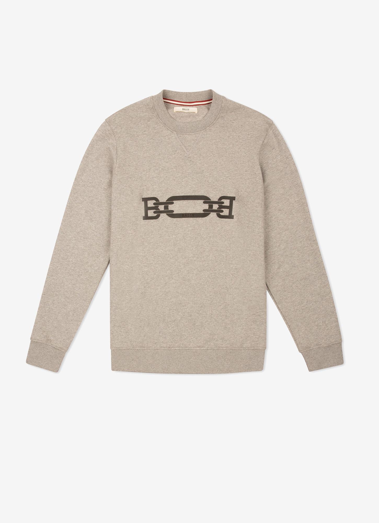 Bally Cotton 1851 Sweater in Grey (Gray) for Men - Lyst