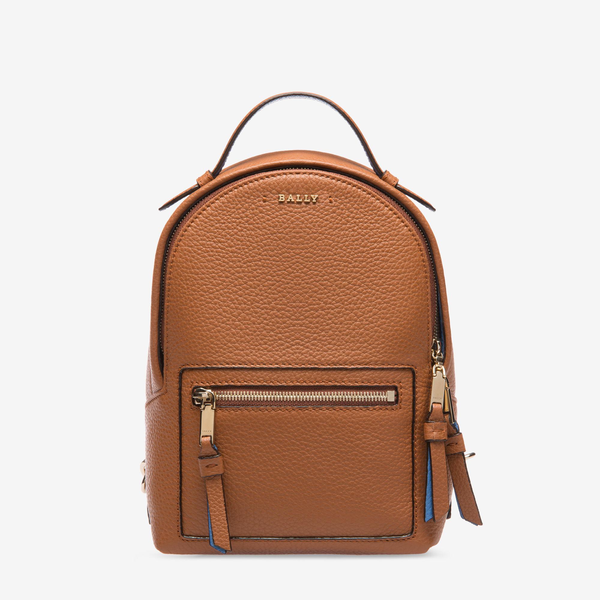 Bally Leather The Backpack Extra Small in Brown Lyst