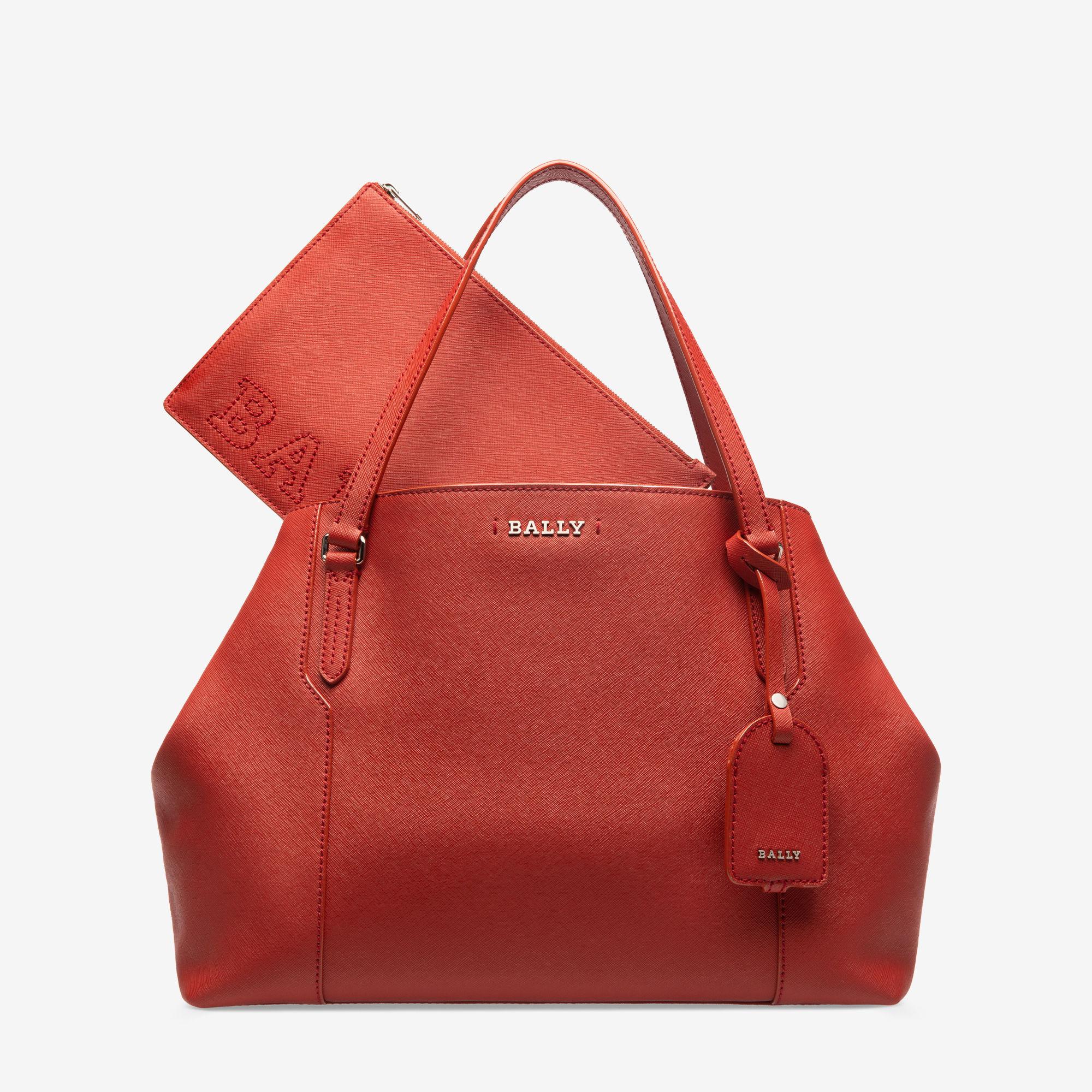 bally red bag
