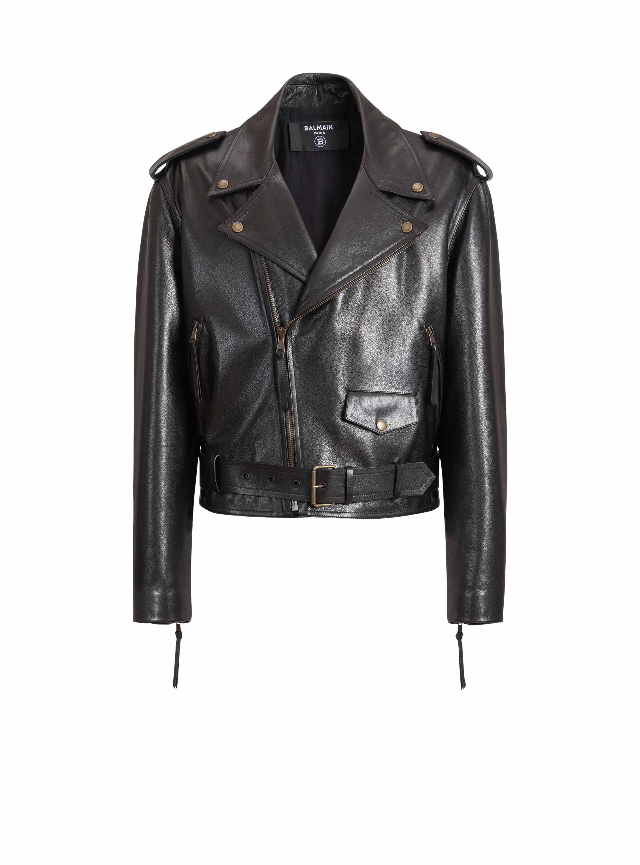 Balmain Leather jackets for Men | Online Sale up to 60% off | Lyst