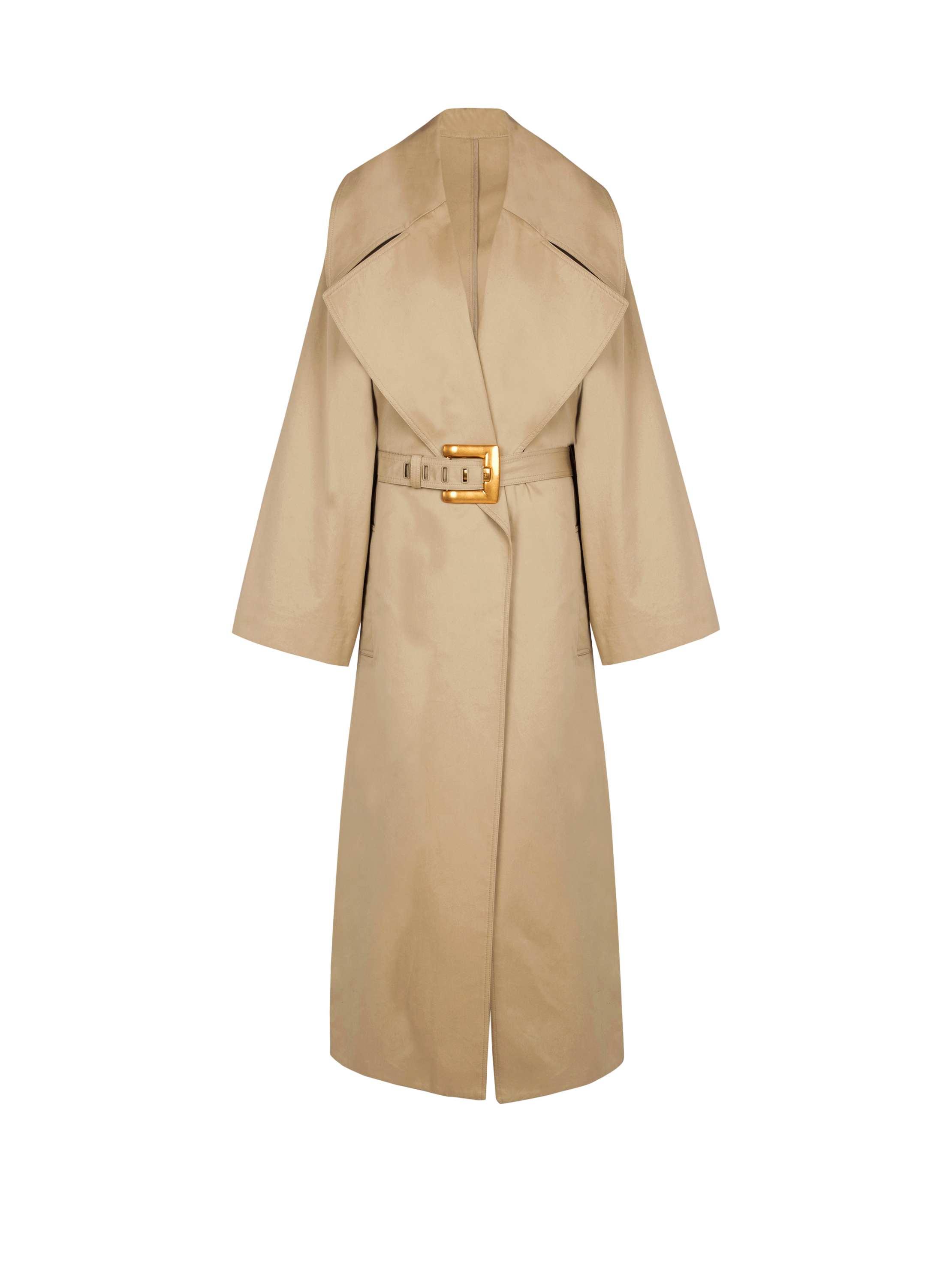 balmain-beige-Long-Cotton-
