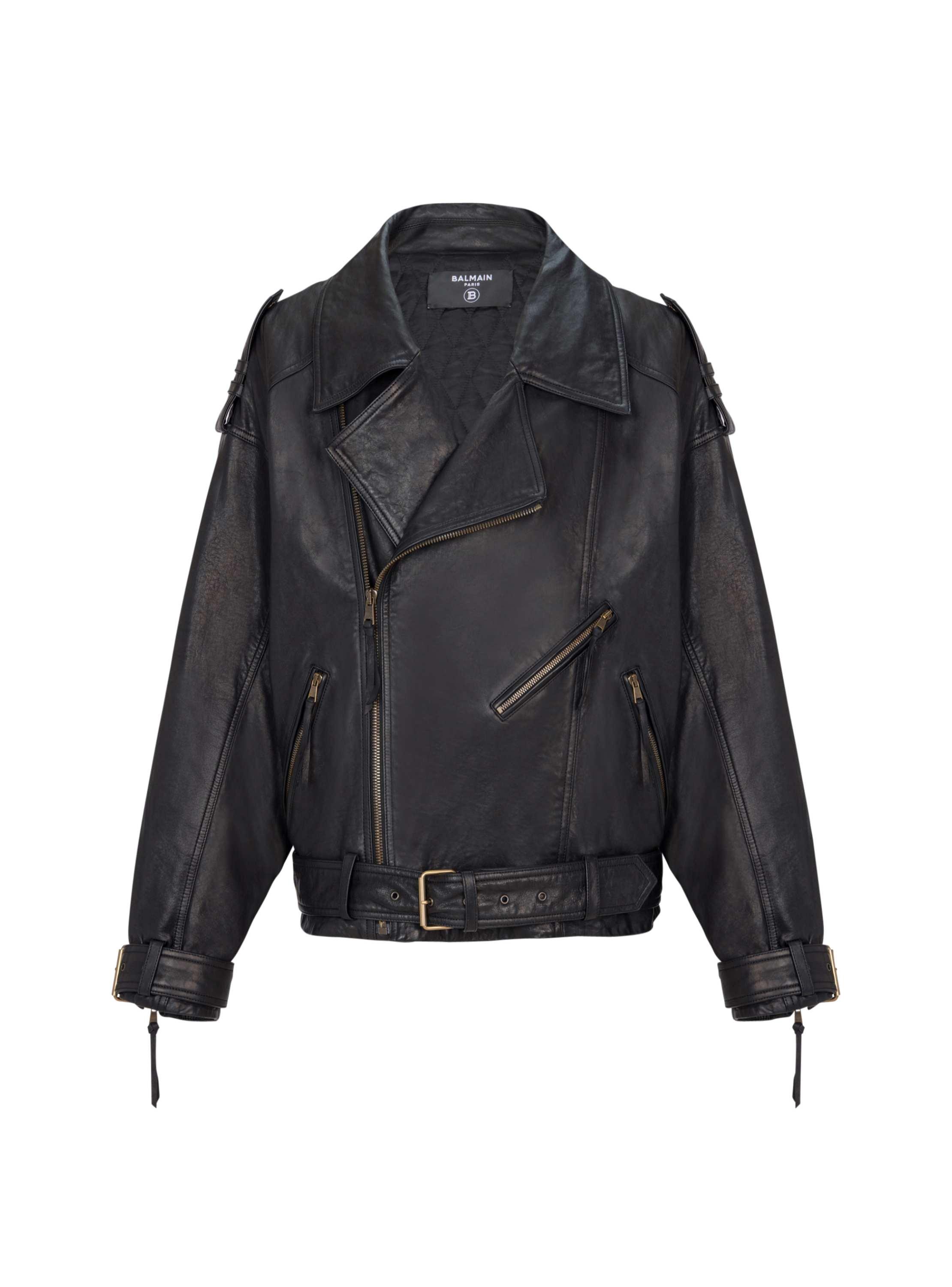 Balmain Leather jackets for Men | Online Sale up to 60% off | Lyst