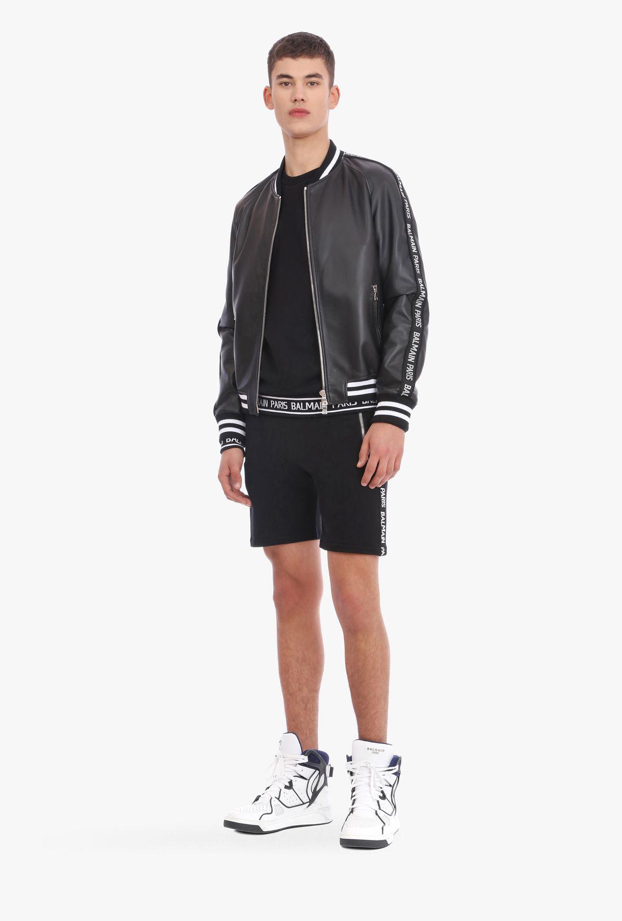 ジャケット・アウター 80s BALMAIN short real leather bomber 80s BALMAIN short real leather bomber Mens balmain/leather jacket