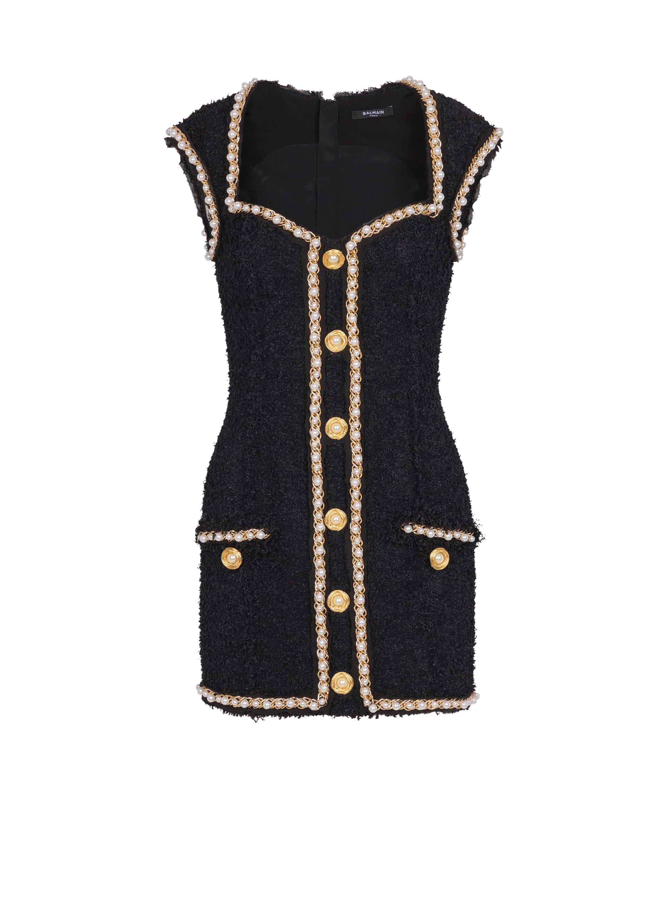Balmain Tweed Dresses for Women | Lyst