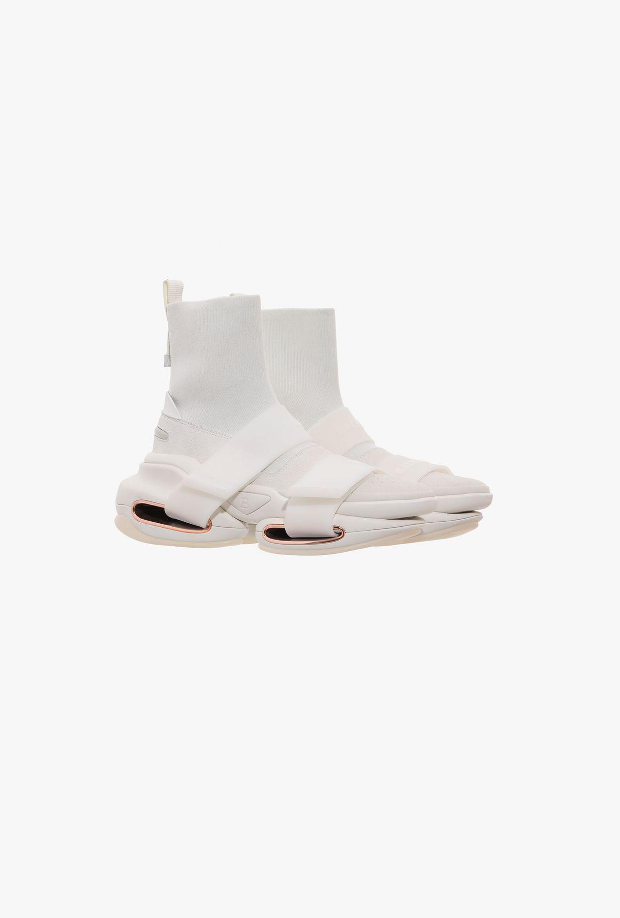 balmain white sneakers women's