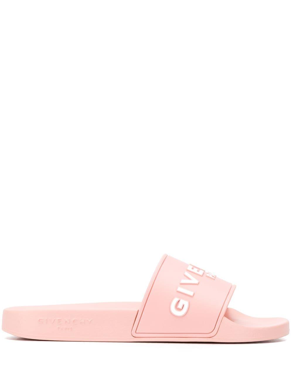 Givenchy Slide Flat Slippers in Nude (Pink) - Lyst