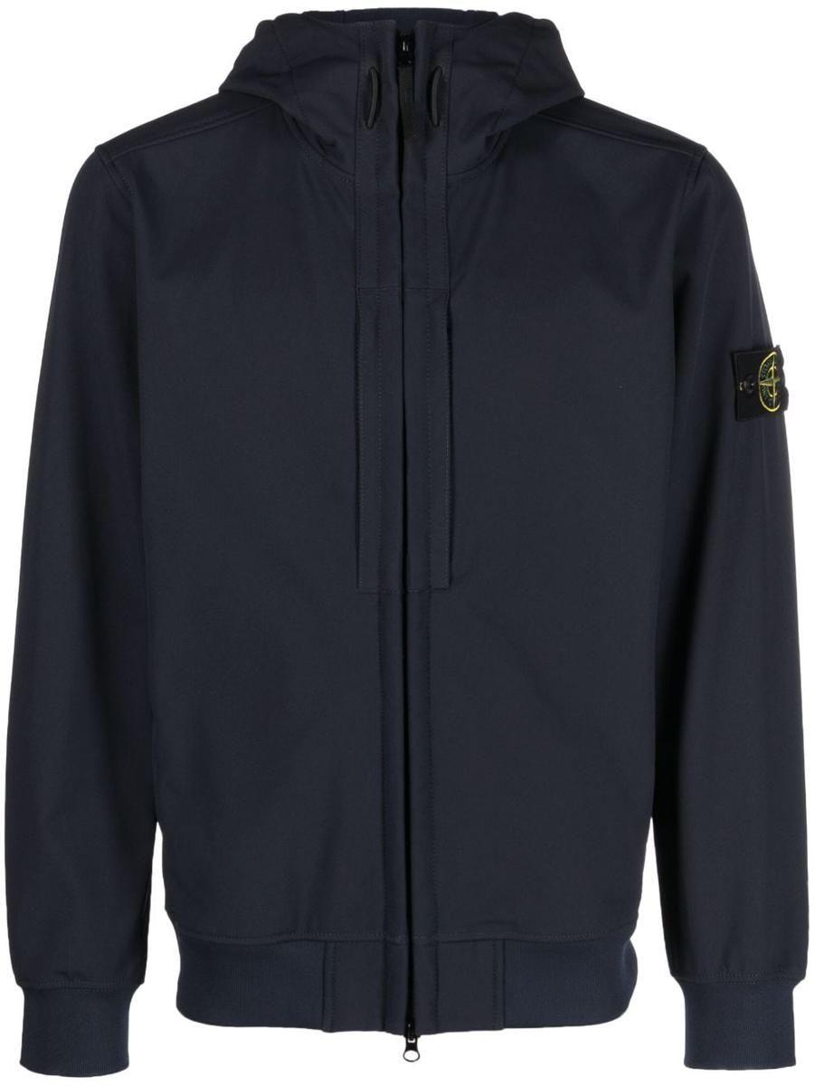 Stone Island Q0122 Soft Shell r e.dye Technology In Recycled