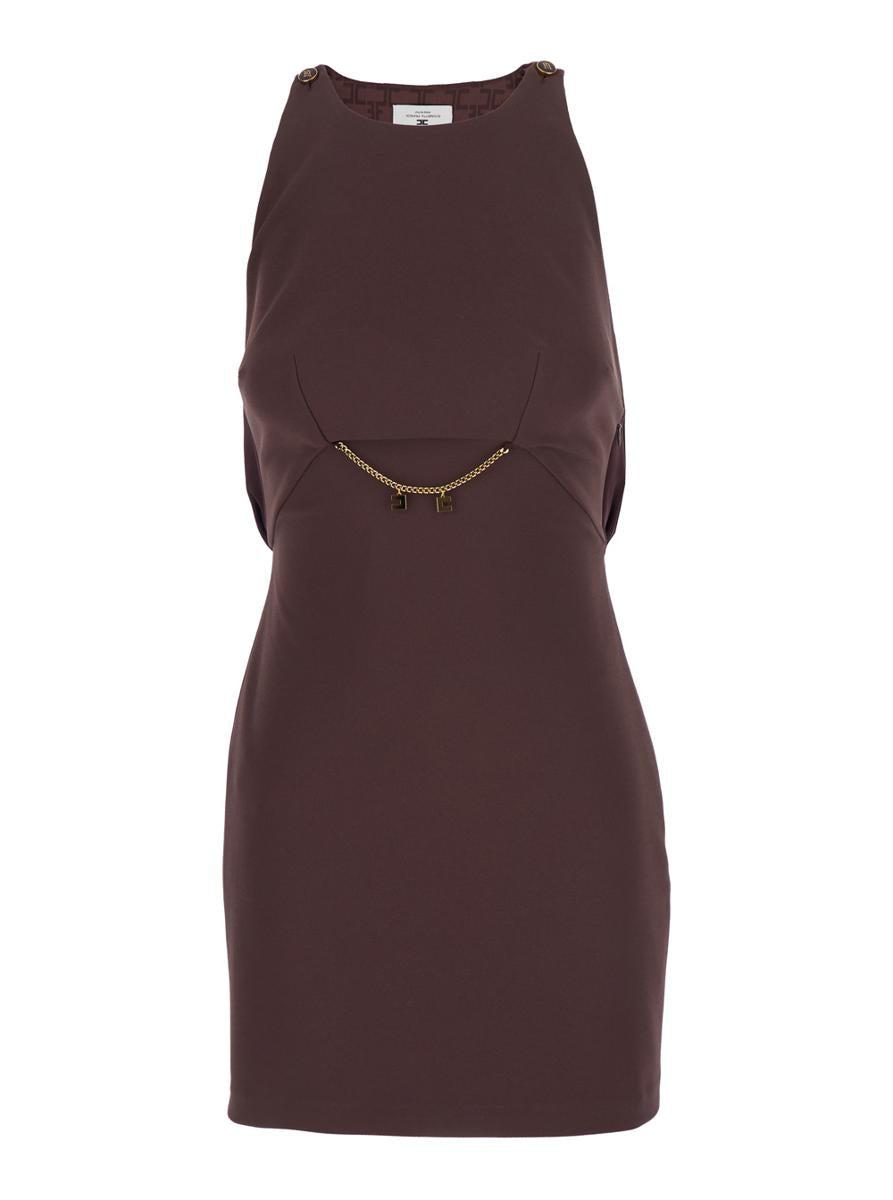 オールインワン・サロペット Elisabetta Franchi Mini Dress With Floral Embossing Elisabetta Franchi floral-appliqué Dress | Neutrals | FARFETCH