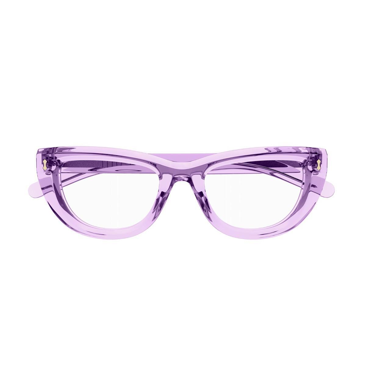 Gucci GG1521O Linea Rivets Eyeglasses in Purple Lyst