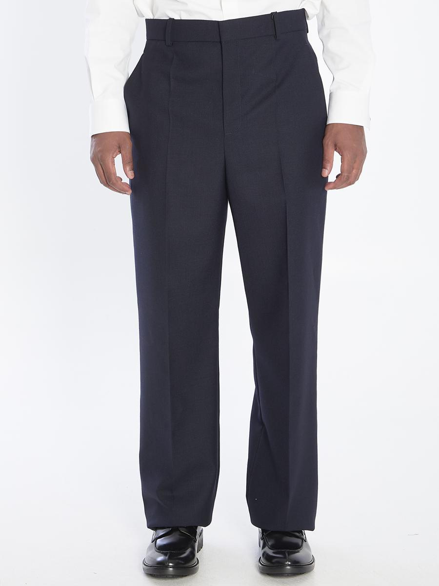【関税＆送料込み】Saint Laurent Formal Pant Saint Laurent - Tuxedo Straight Black Wool Pant