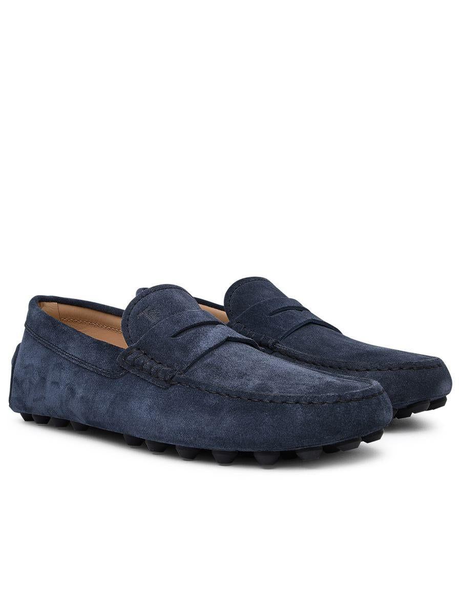 Tod's Mocassino Bubble In Suede Blu in Blue for Men | Lyst