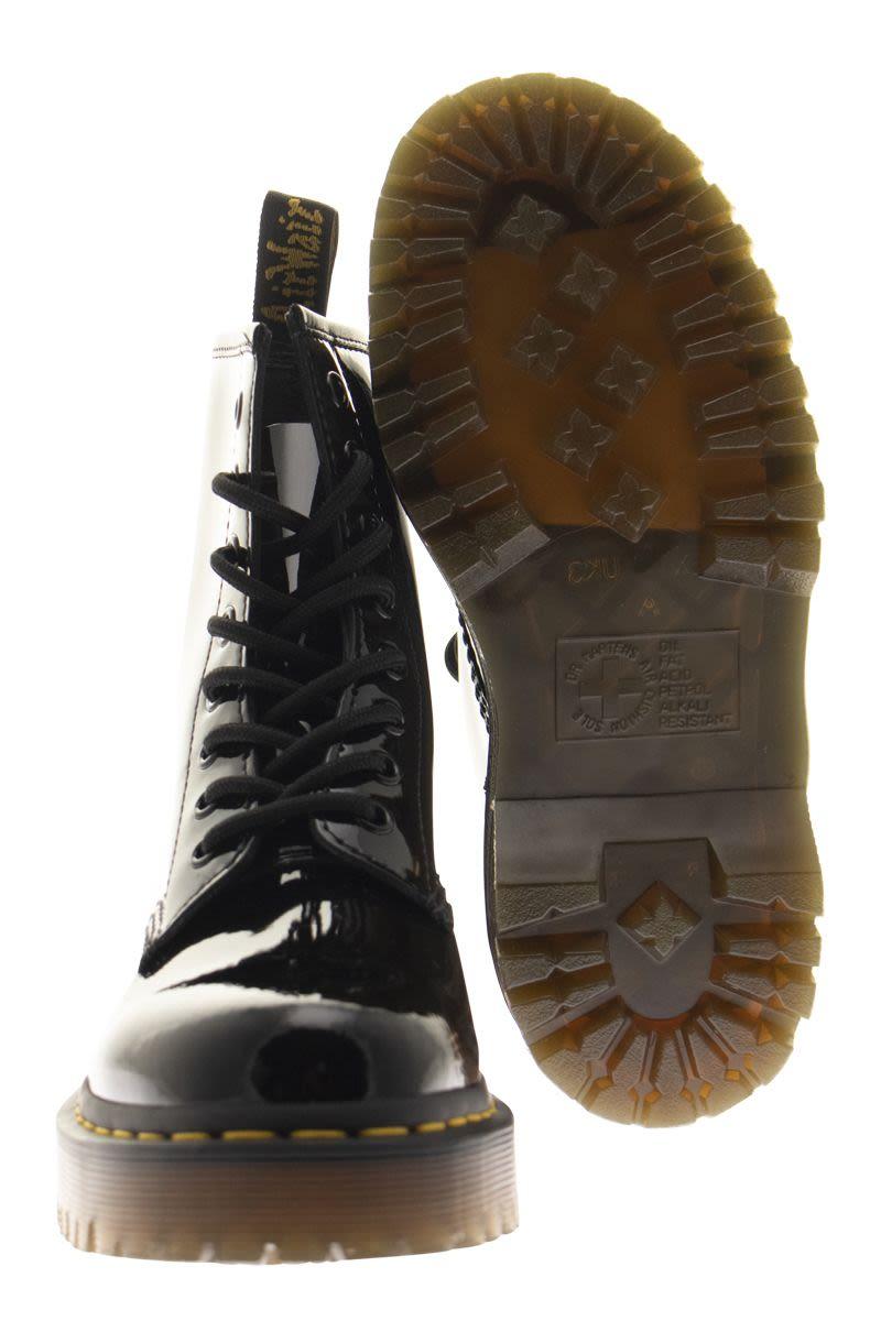 1460 bex patent leather boots
