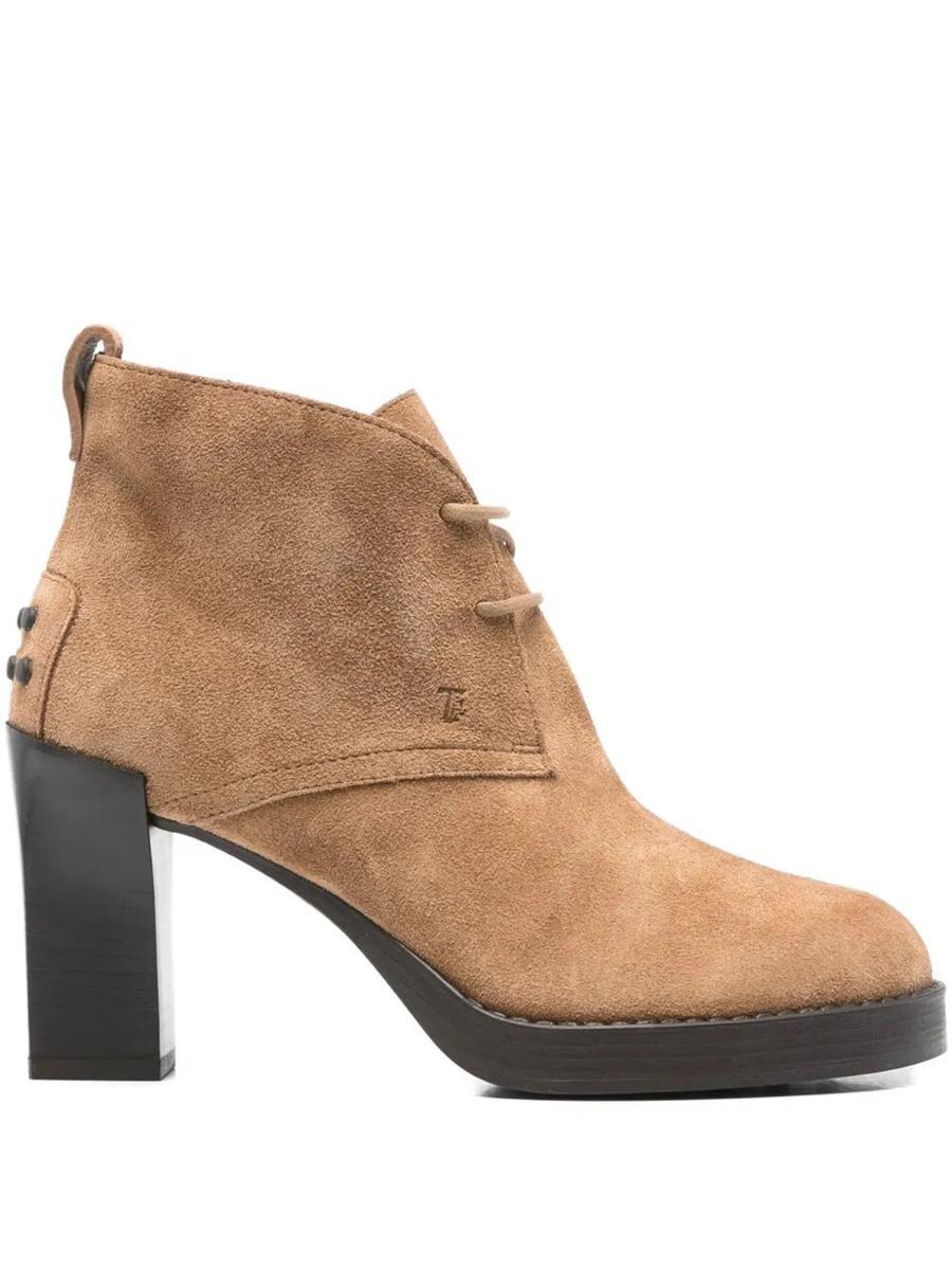 ショートブーツ・ブーティ TODS SAND SUEDE ANKLE BOOTS Tod's Boots for Women | Online Sale up to 56% off | Lyst