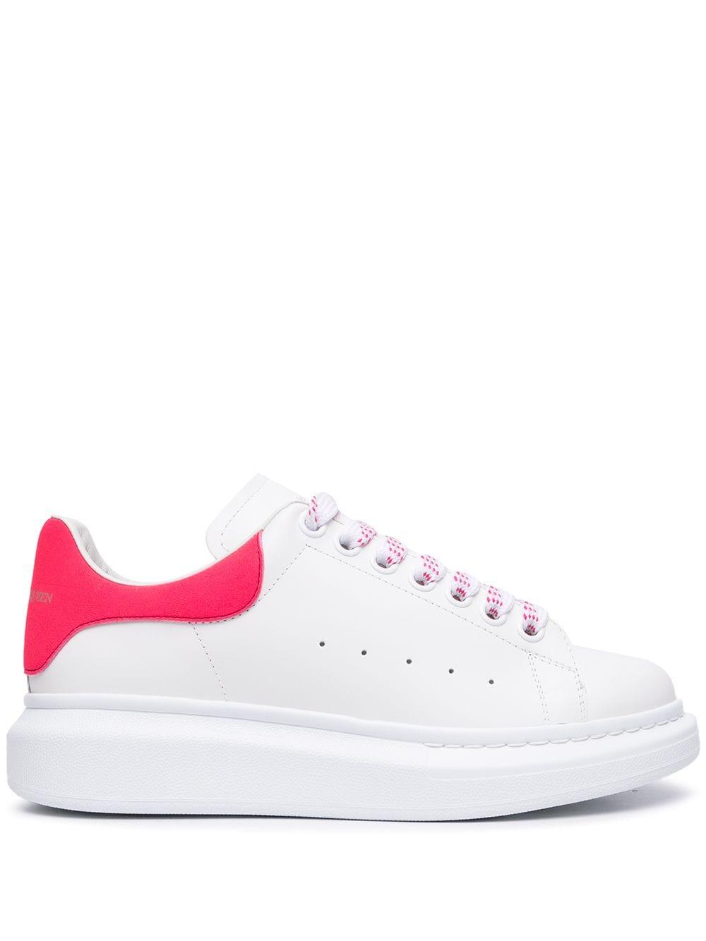 Alexander McQueen Leather Sneakers Fuchsia - Save 53% | Lyst