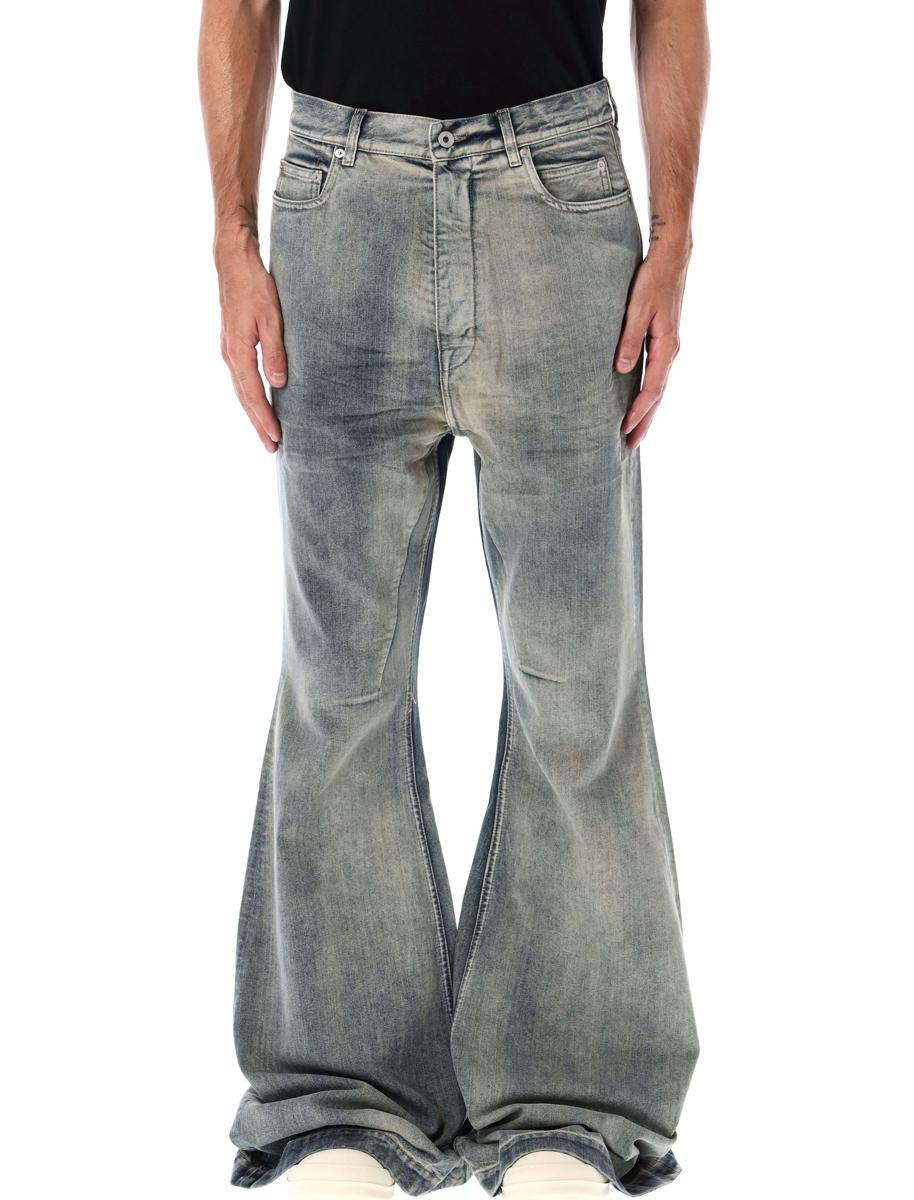Rick Owens Rick Owens Mineral Pearl Bolan Bootcut Jeans in Grey
