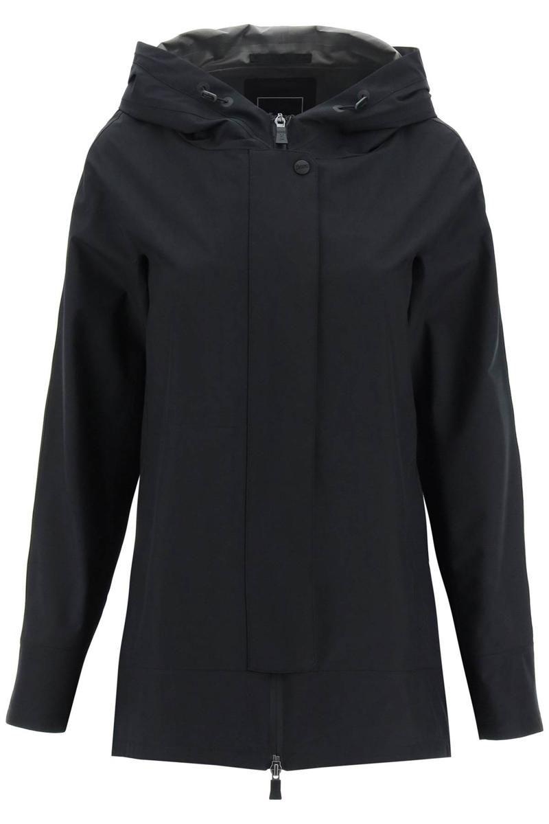Herno Laminar Gore-tex 2l Hooded Jacket in Black | Lyst