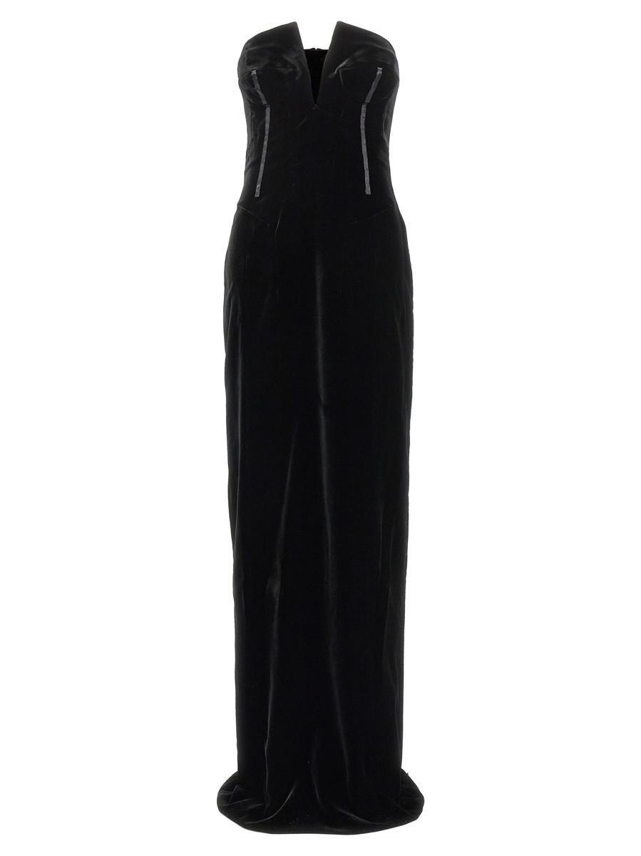 Black Velvet Dress - Bridesmaid Dress - Formal Evening Gown – Désir Couture
