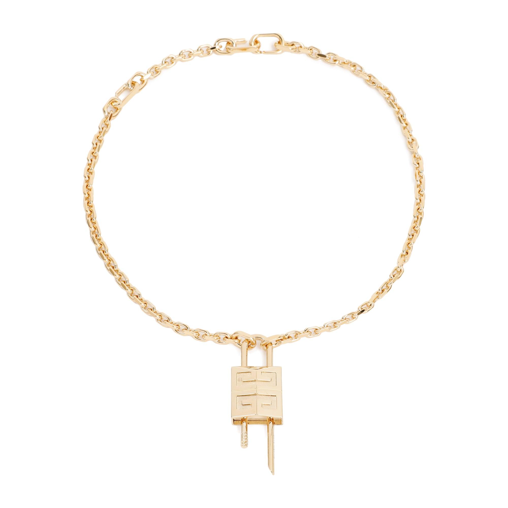 Givenchy Lock Necklace With 4g Padlock 