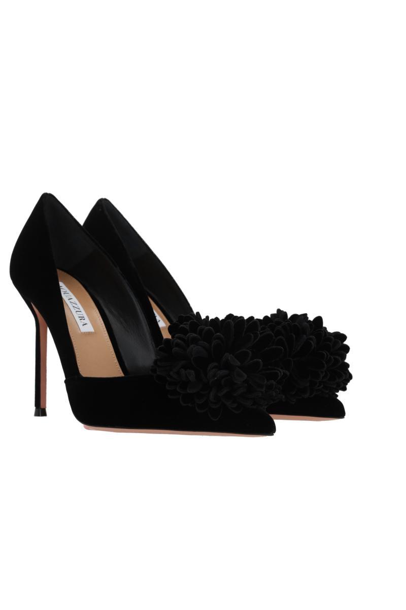 Black velvet pumps womens new arrivals