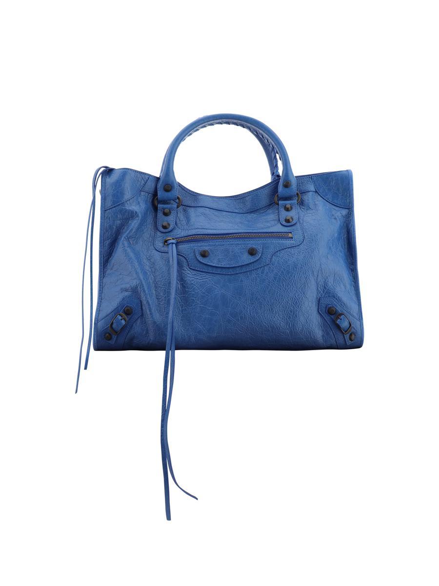 Balenciaga shoulder bags in blue lyst