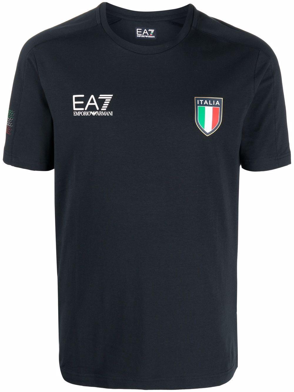 EA7 Cotton T-shirts And Polos Blue for 