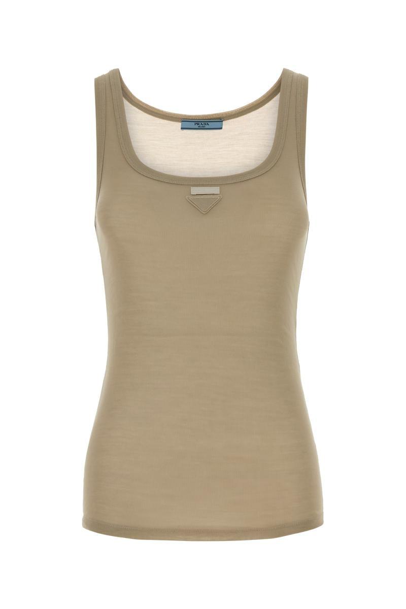 Women's Prada Sleeveless and tank tops | Lyst