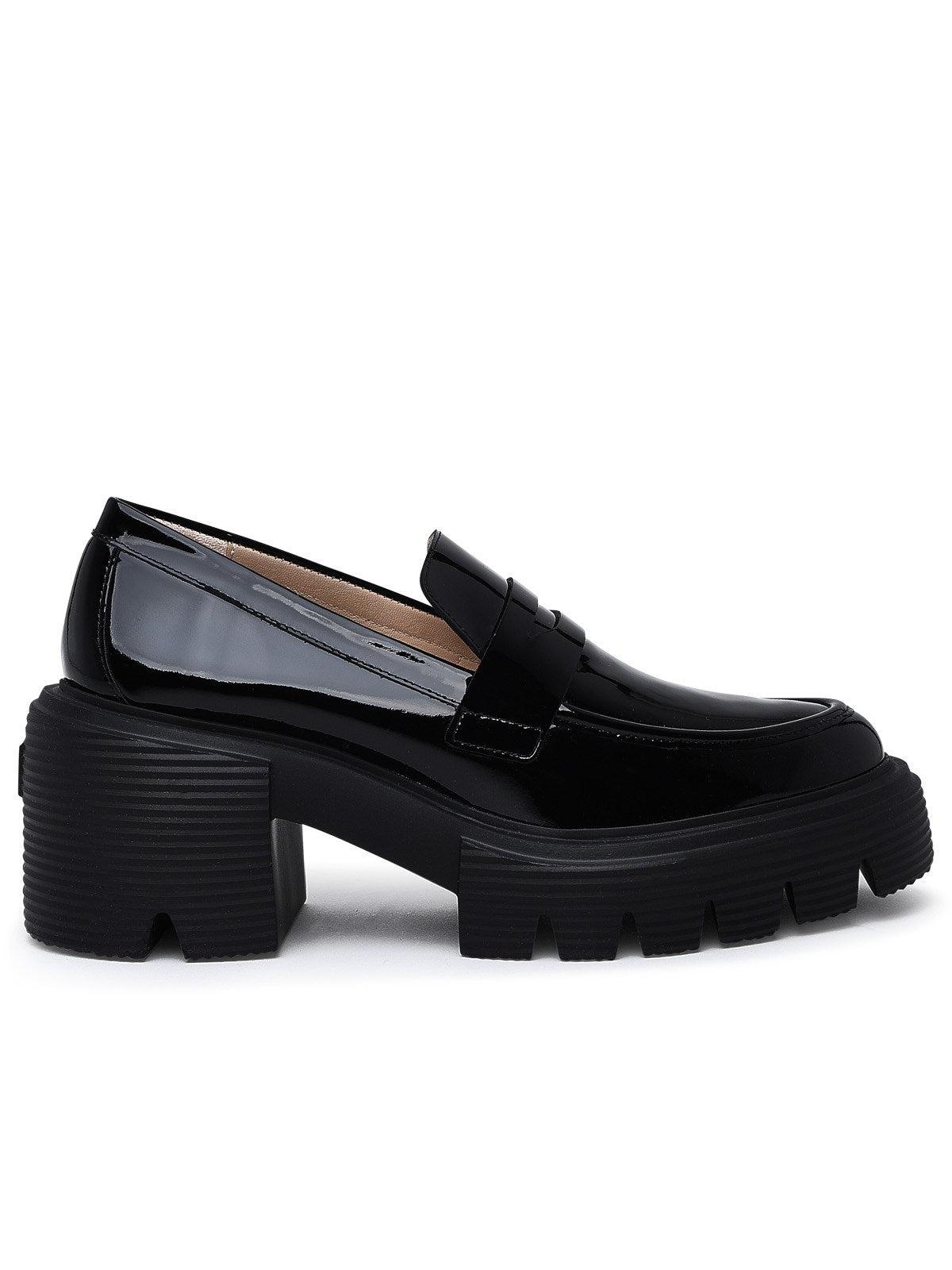 Stuart Weitzman Leather Soho Loafer in Black | Lyst