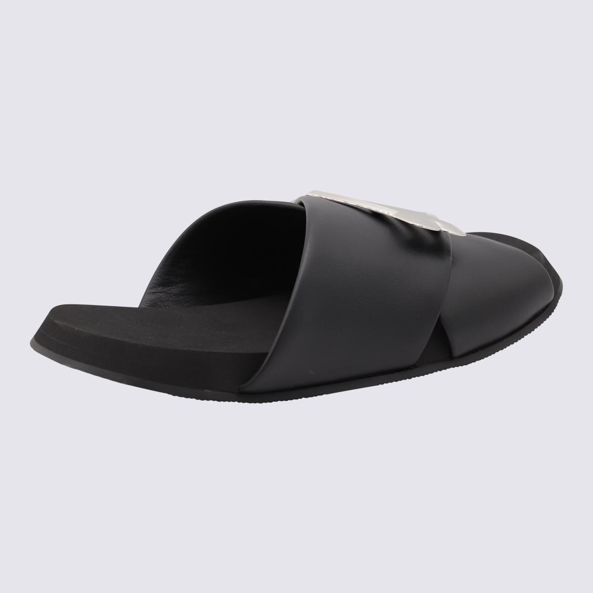 フラットシューズ BALENCIAGA BLACK RUBBER FLATS Balenciaga Rubber Flats in Black | Lyst