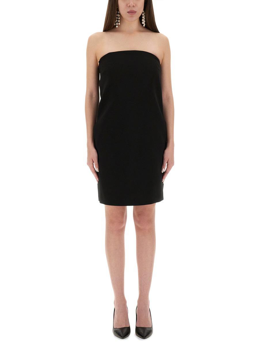 オールインワン・サロペット Moschino Strapless Mini Dress With 'Fiocco' Detail Moschino Strapless Mini Dress With 'Fiocco' Detail - Dresses