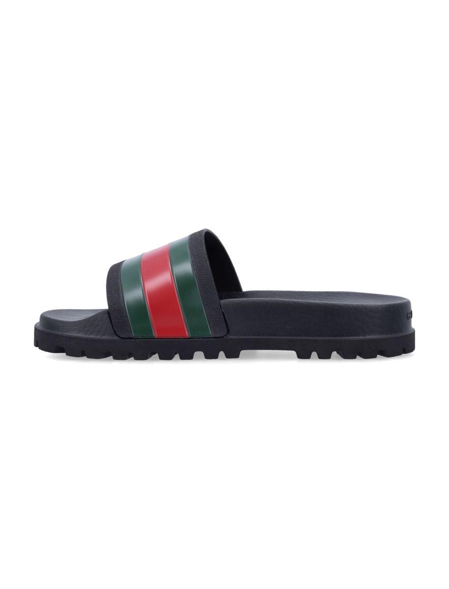 Men's Gucci Leather sandals | Lyst