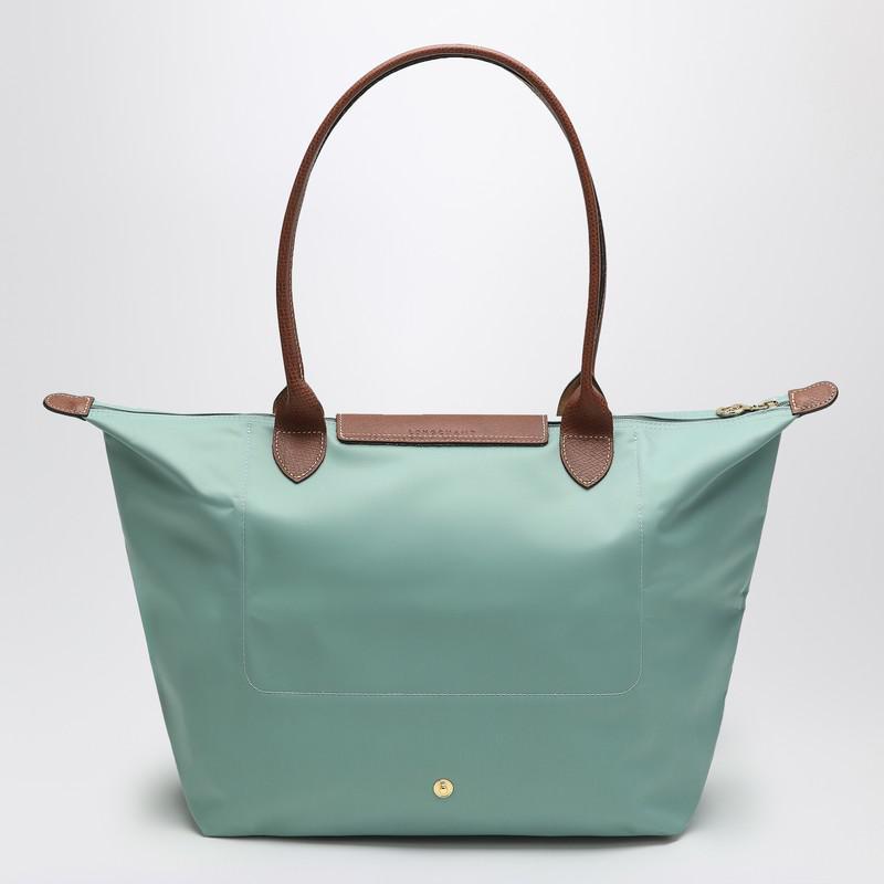 Longchamp Celadon Coloured Le Pliage Original L Bag in Green