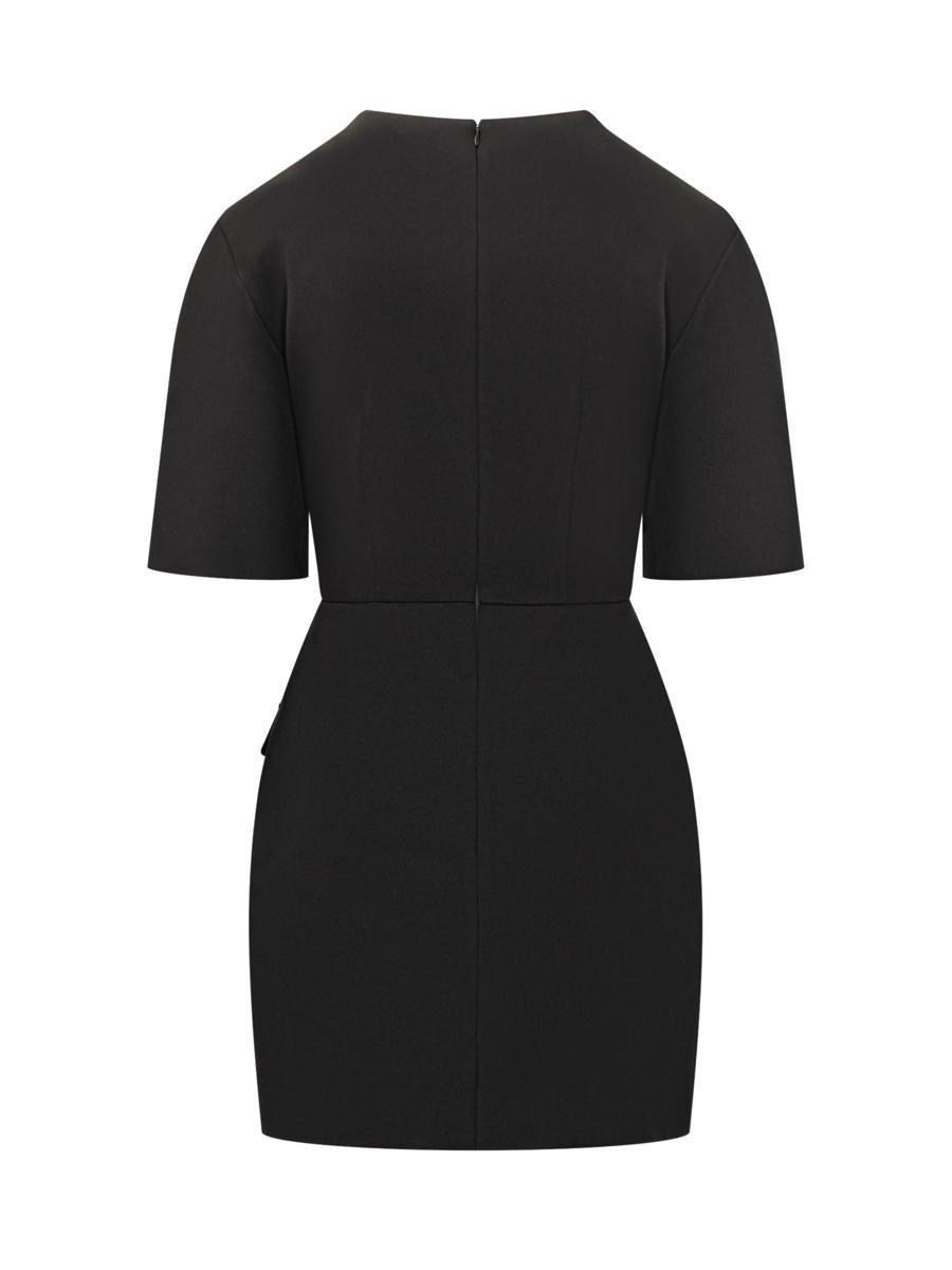 ワンピース Givenchy Black stretch viscose blend mini dress Givenchy Black Stretch Viscose Blend Mini Dress – LOZURI®