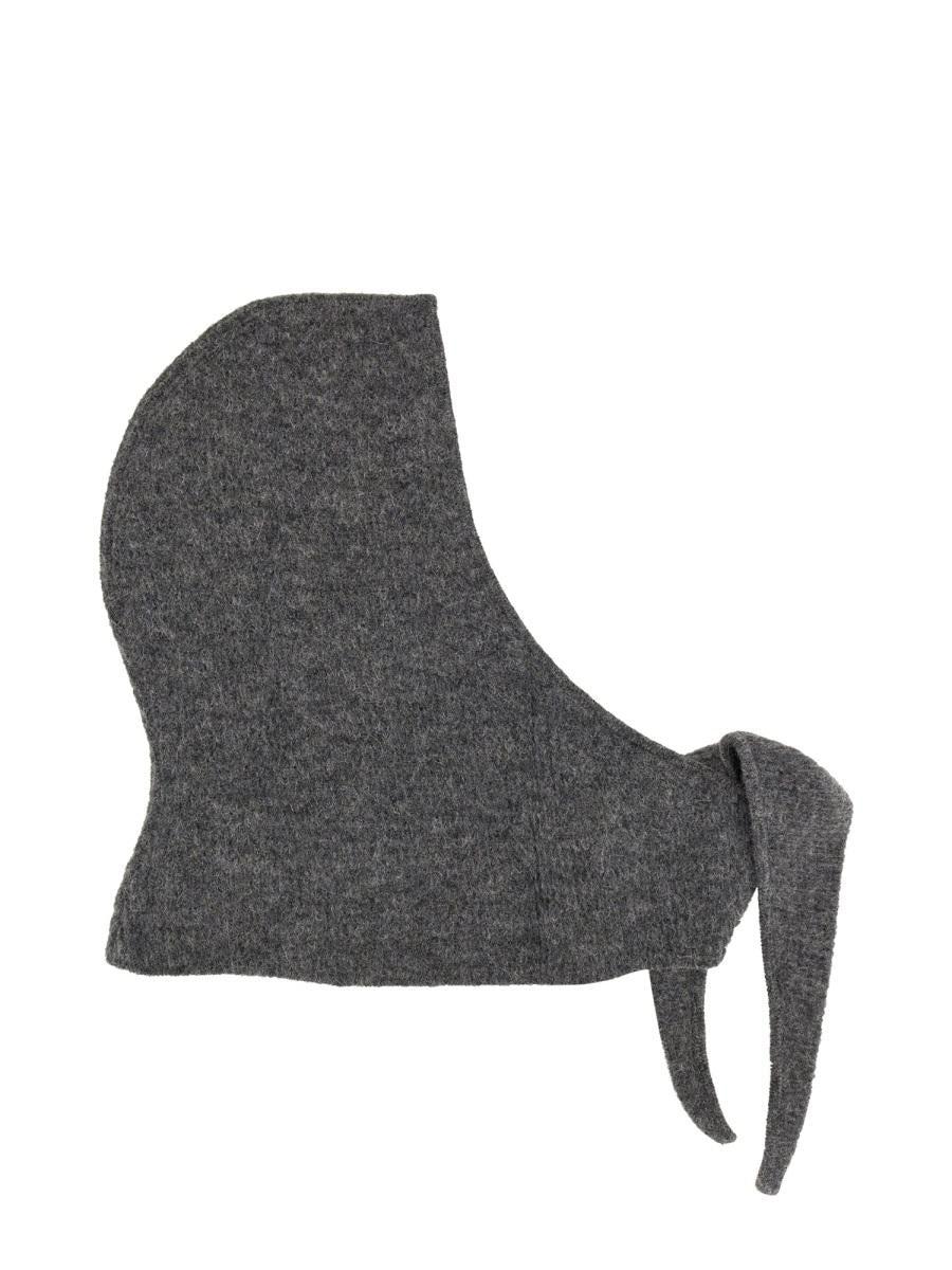 Ganni Alpaca Balaclava in Black | Lyst