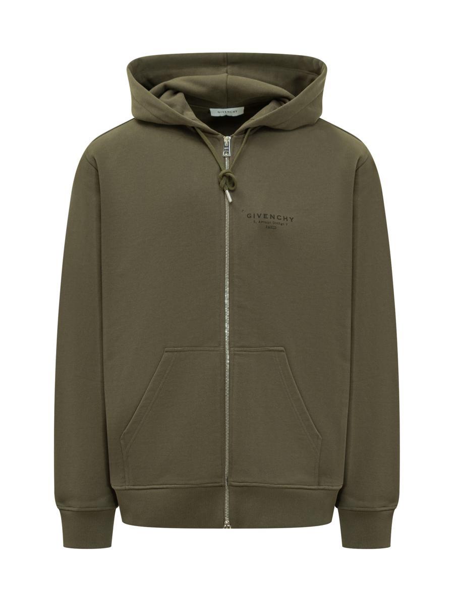 Fleece Hoodie Orange Givenchy Sweatshirt Givenchy Paris Pullover