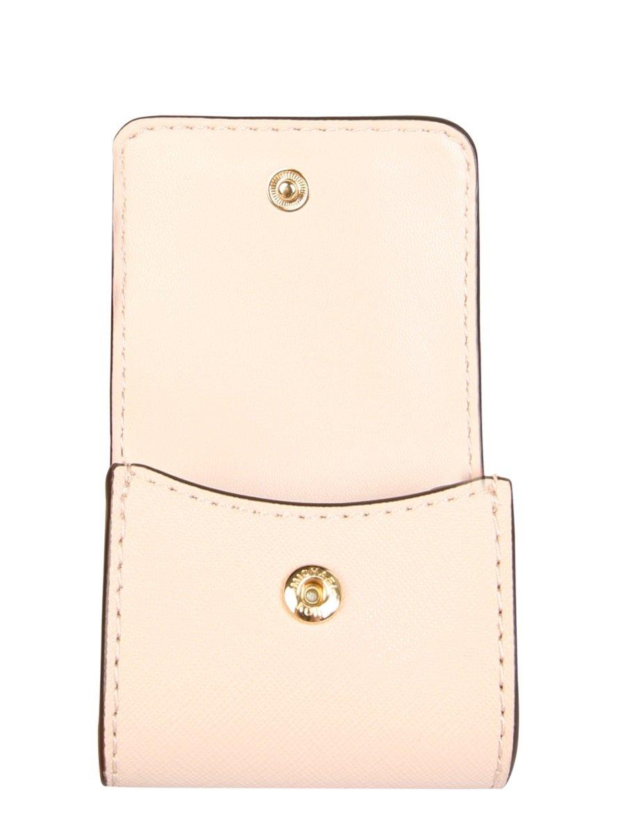 MICHAEL Michael Kors Leather Airpods Case in Pink (Natural) | Lyst