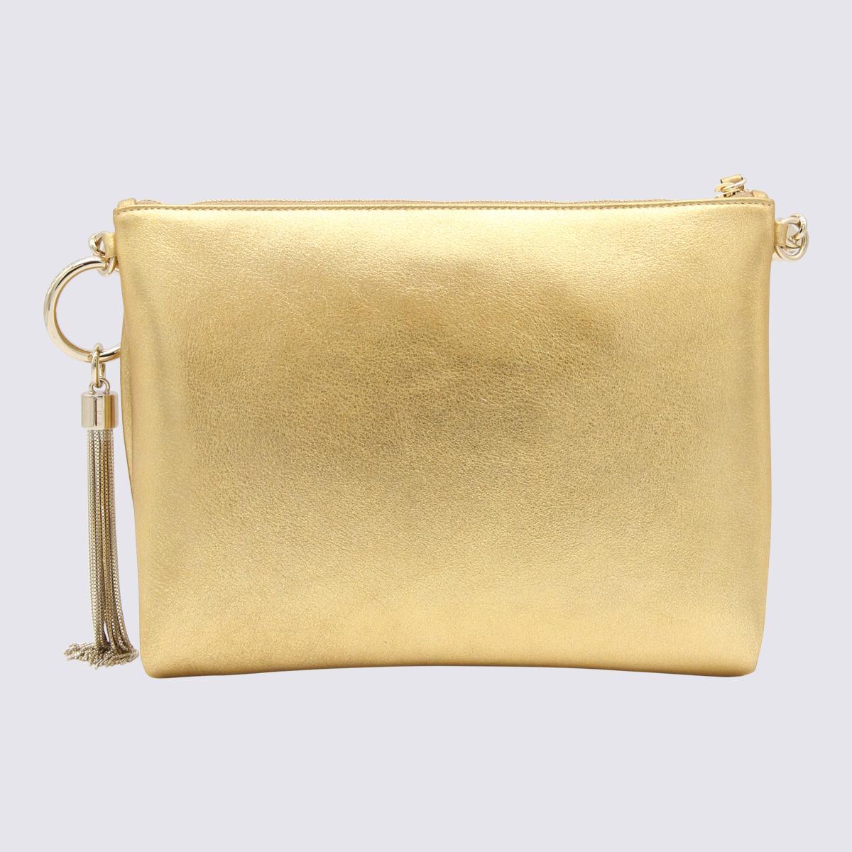 Jimmy choo gold on sale bag