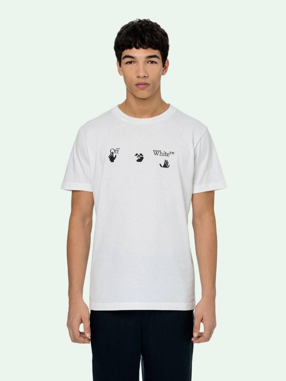 off white logo slim tee