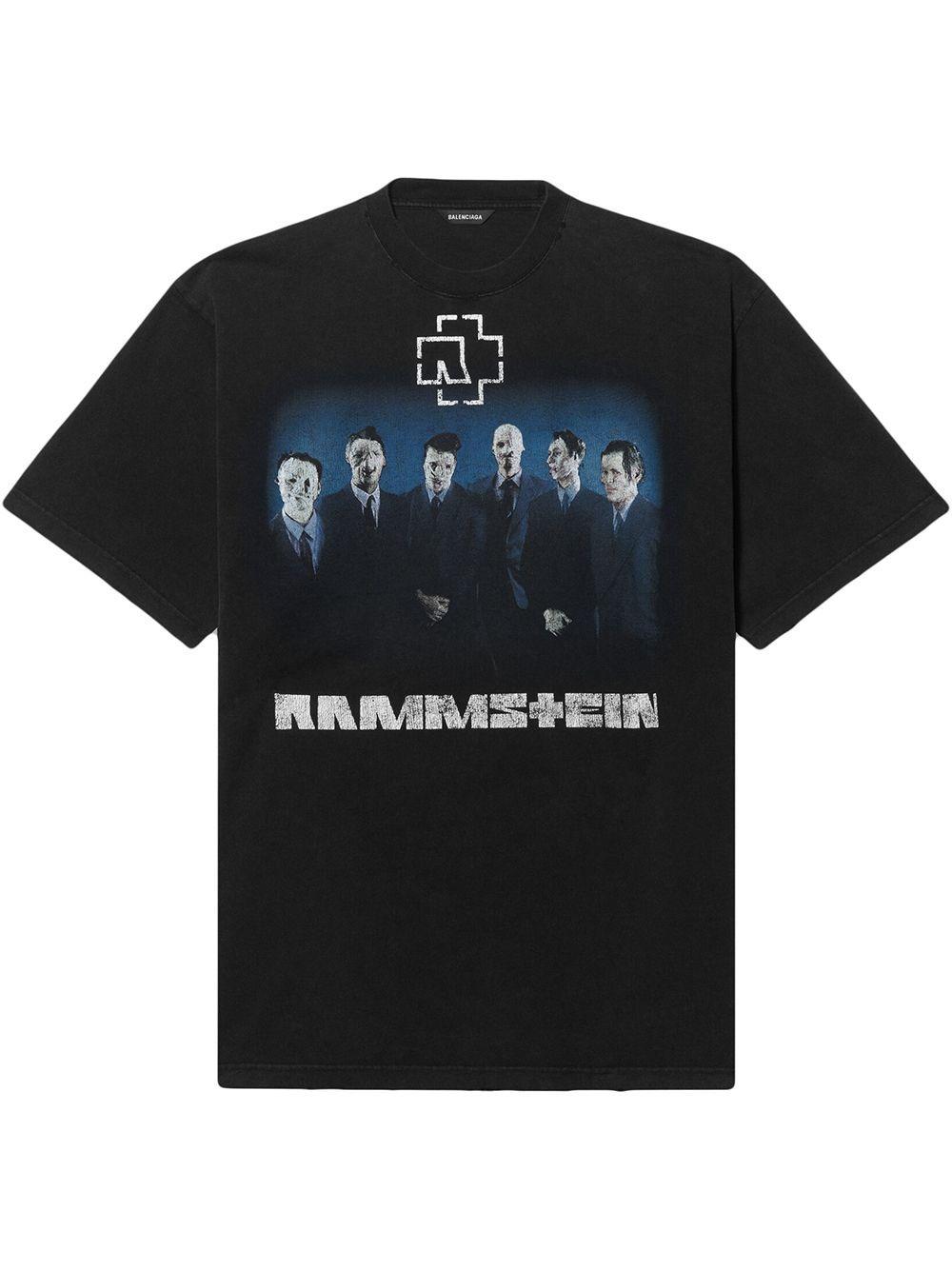 Balenciaga Rammstein Short-sleeve T-shirt in Black for Men | Lyst