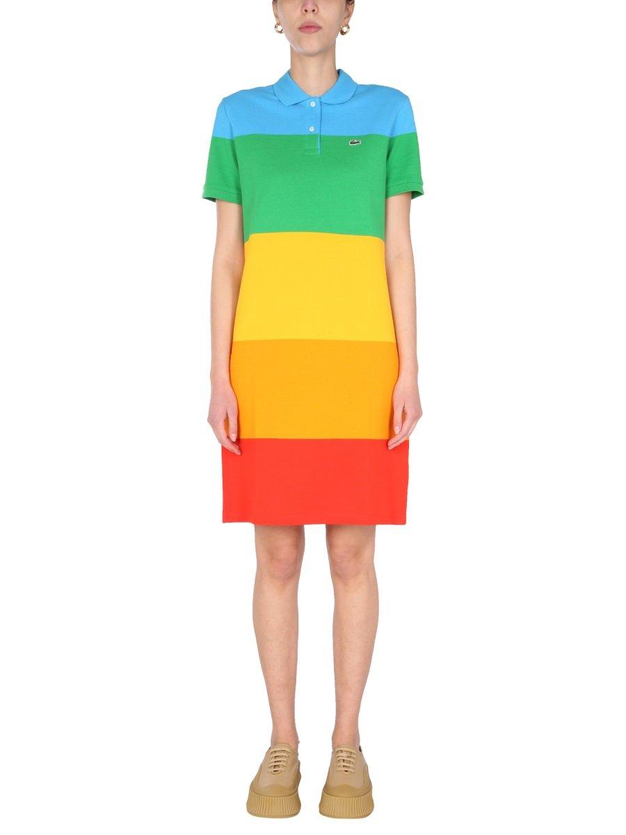 lacoste rainbow polo