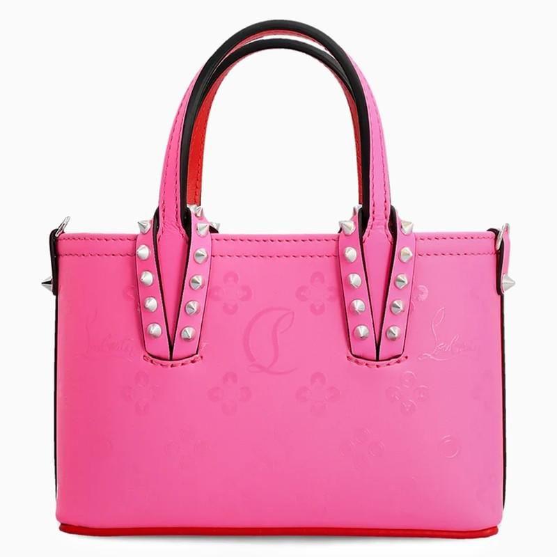 Christian Louboutin Fluo Pink Nano Cabata Bag | Lyst