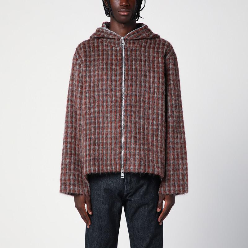 Our Legacy Checked Hooded Jacket in Red for Men Lyst UK