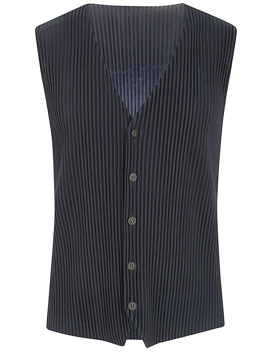 Homme Plissé Issey Miyake Tailored Pleats 1 Vest Black (no