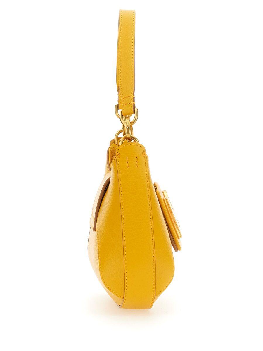 Yellow and Brown Turnlock Fashion Purse - Handbags, Bling & More!
