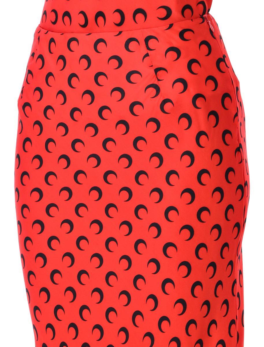 スカート MARINE SERRE Woman Skirt Red WSK070ACWOV0060 RD10 Red Marine Serre Skirts for Women | Lyst
