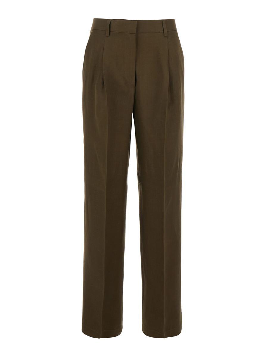 パンツ PINKO Woman Pants Green 1G188T1739 XA6 Trouser Verde Pinko - Le Follie Shop