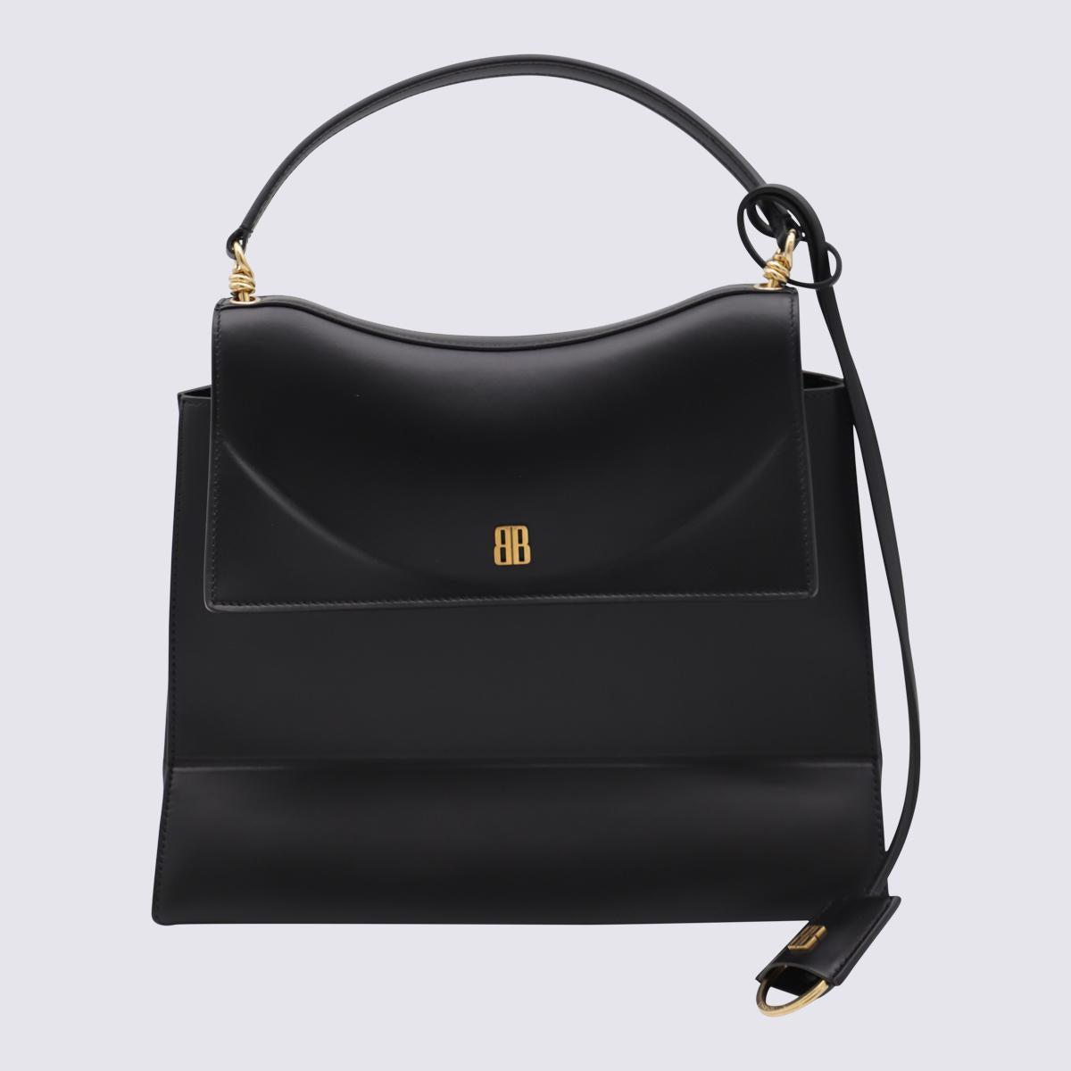 ハンドバッグ BALENCIAGA BLACK LEATHER NANO M TOP HANDLE BAG Balenciaga Leather Nano M Top Handle Bag in Black | Lyst