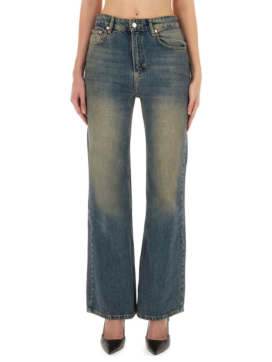 デニム・ジーパン Moschino Jeans Wide Leg MOSCHINO JEANS Denim Wide Trousers | H.Lorenzo