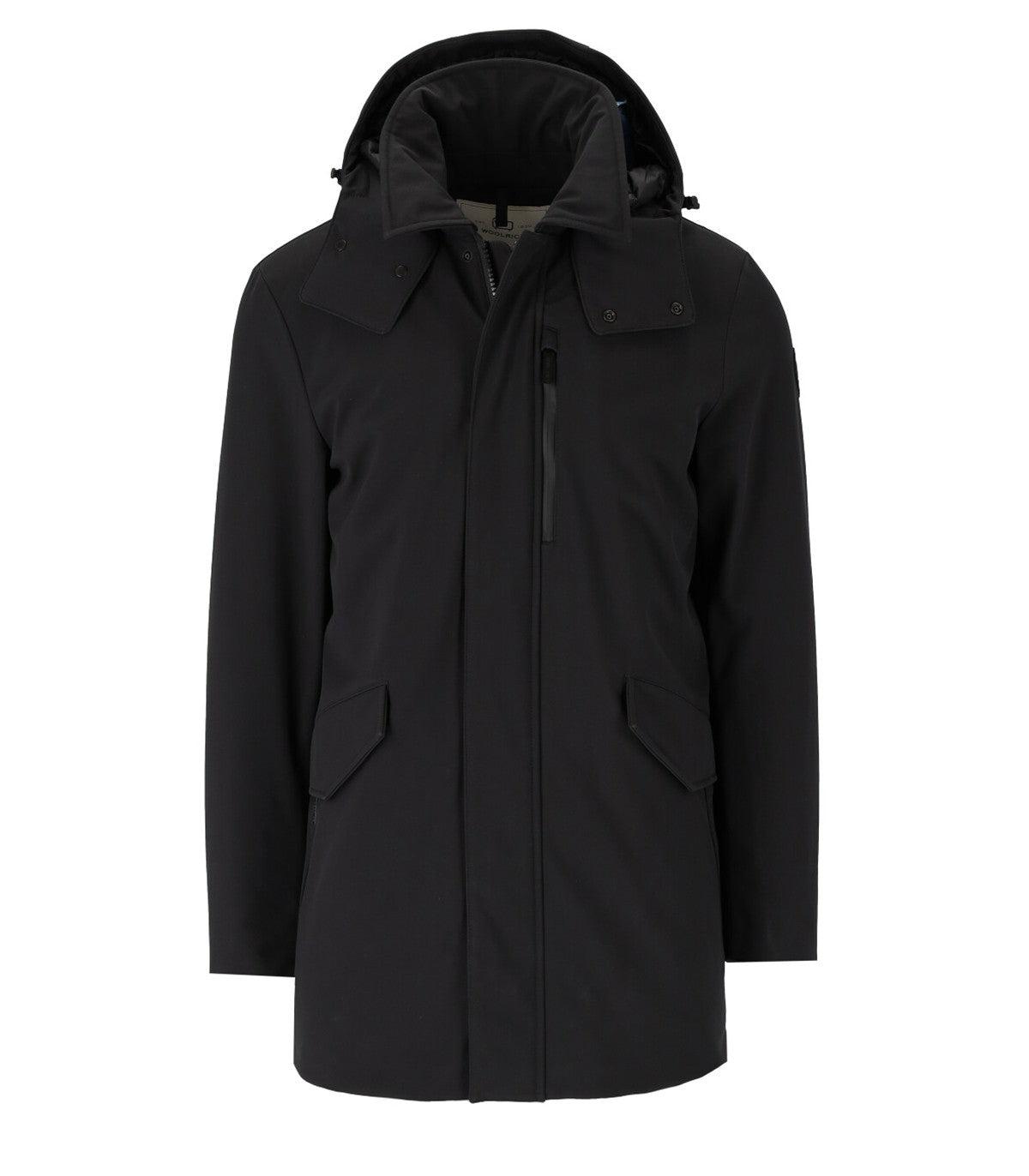 Woolrich Synthetic Barrow Mac Black 