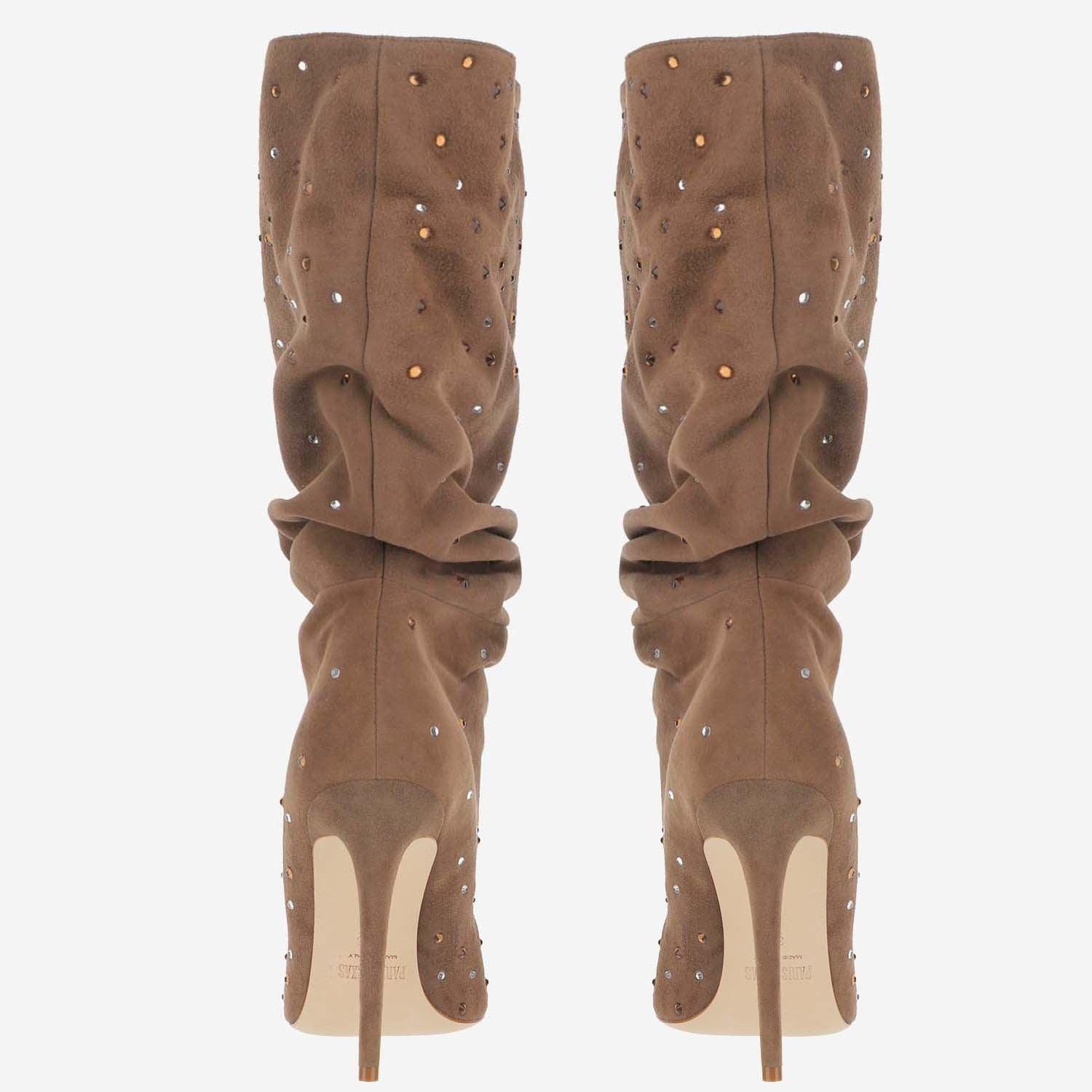 Paris Texas Suede Ankle Boots With 