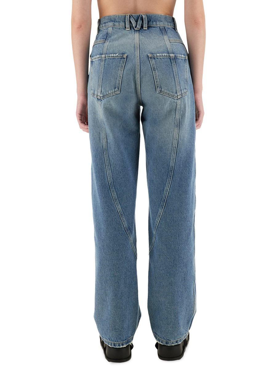 Moschino Wide-leg jeans for Women | Online Sale up to 81